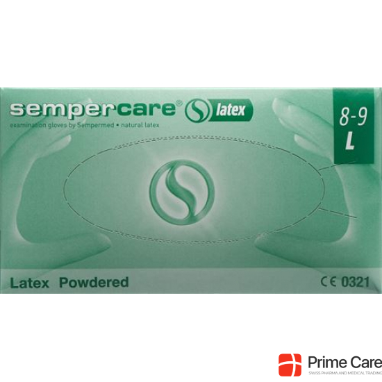 Sempercare Handschuhe L Latex Gepudert 100 Stück buy online