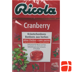 Ricola Cranberry Bonbons Oz M Stevia Box 50g