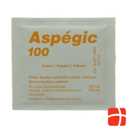 Aspegic 100 Pulver 100mg Beutel 20 Stück