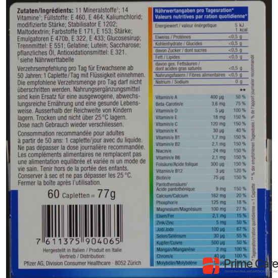 Centrum Generation 50+ von A bis Zink 60 Tabletten buy online