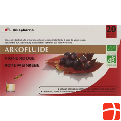 Arkofluide Rote Rebe 20 Ampullen 15ml