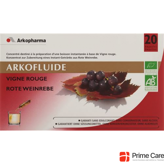 Arkofluide Rote Rebe 20 Ampullen 15ml buy online