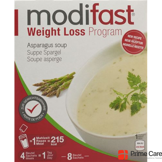 Modifast Programm Suppe Spargel 8x 55g buy online