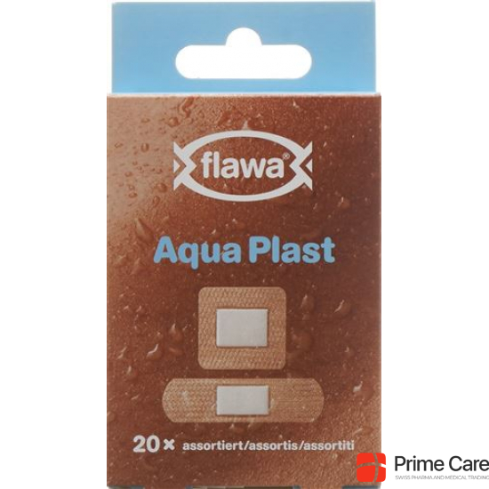 Flawa Aqua Plast Pflasterstrips Wasserfest 2 Grössen 20 Stück buy online