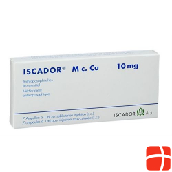 Iscador M C. Cu Injektionslösung 10mg (neu) Ampullen 7 Stück