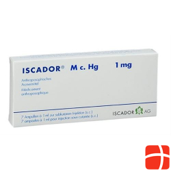 Iscador M C. Hg Injektionslösung 1mg Ampullen 7 Stück