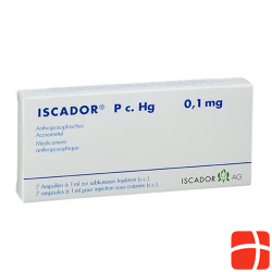 Iscador P C. Hg Injektionslösung 0.1mg Ampullen 7 Stück