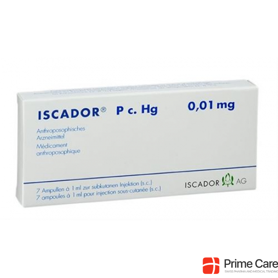 Iscador P C. Hg Injektionslösung 0.01mg Ampullen 7 Stück buy online