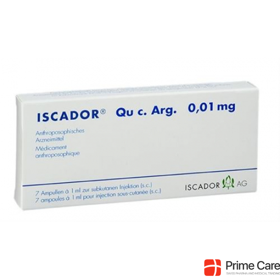 Iscador Qu C. Arg Injektionslösung 0.01mg Ampullen 7 Stück buy online