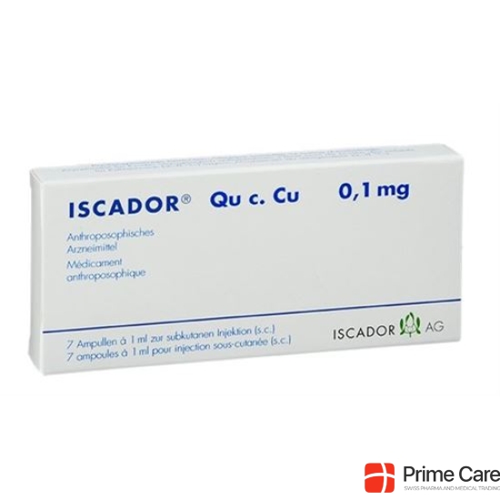 Iscador Qu c. Cu Inj Lös 0.1 mg Amp 7 pcs