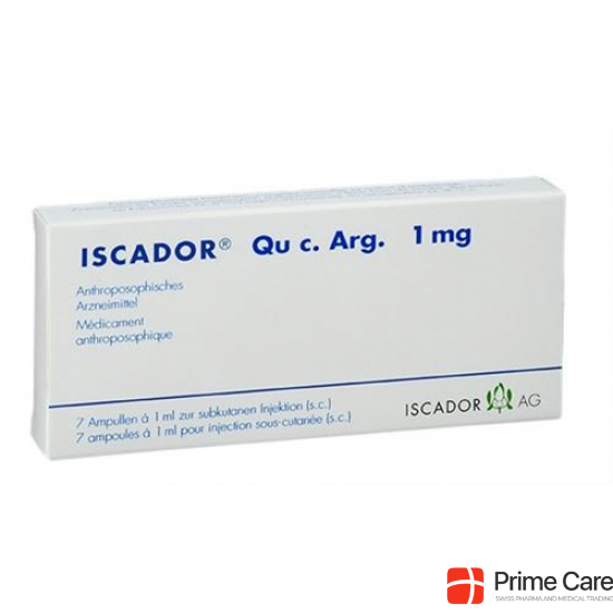 Iscador Qu C. Arg Injektionslösung 1mg Ampullen 7 Stück buy online