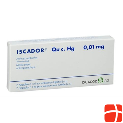 Iscador Qu C. Hg Injektionslösung 0.01mg Ampullen 7 Stück