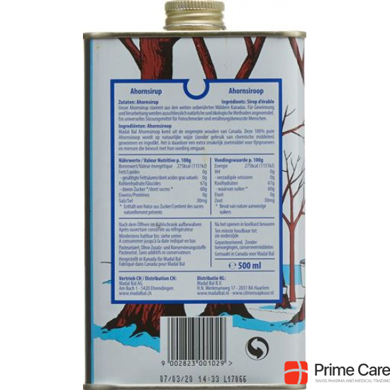 Grad C+ Ahornsirup 500ml buy online