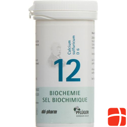 Pflueger Schüssler Nr. 12 Calc Sulf Tabletten D 6 1000g