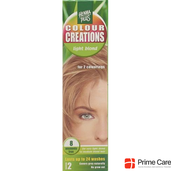 Henna Colour Creations Ligth Blond 8 60ml buy online
