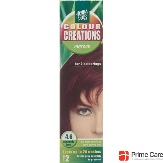 Henna Colour Creations Maroon 4.6 60ml buy online