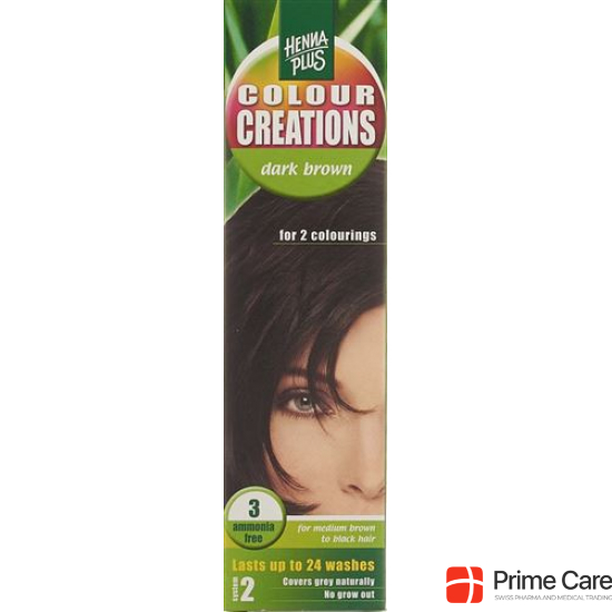 Henna Colour Creations Dark Brown 3 60ml buy online