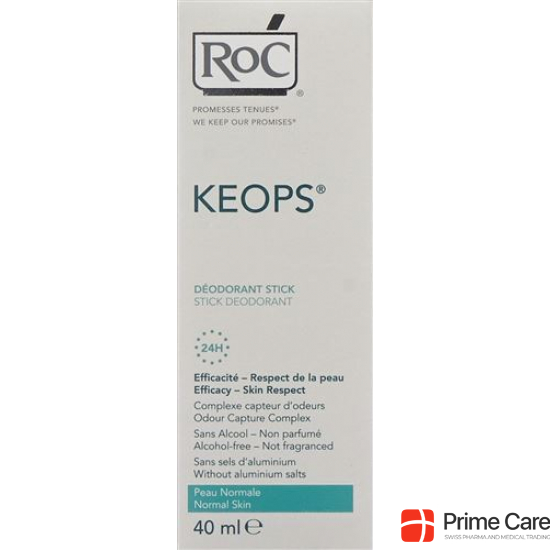 Roc Keops Deodorant Stick Sans Alcool 40g buy online