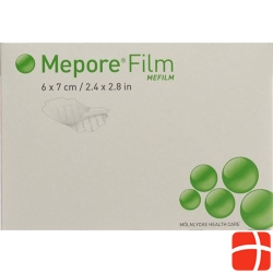 Mepore Film Folienverband 6x7cm Steril 100 Stück