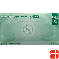 Sempercare Handschuhe XL Latex Gepudert Unsteril 90 Stück