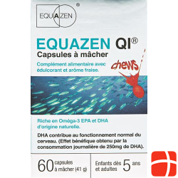 Equazen IQ Strawberry chewing capsules 60 pieces