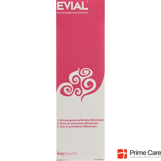 Evial pregnancy test midstream 2 pcs