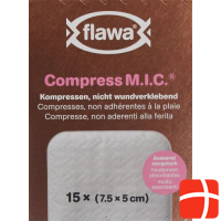 Flawa M.I.C. Kompressen Nicht Steril 7.5x5cm 15 Stück