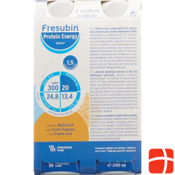 Fresubin Protein Energy Drink Multifrucht 4x 200ml