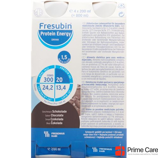 Fresubin Protein Energy Drink Schokolade 4x 200ml buy online