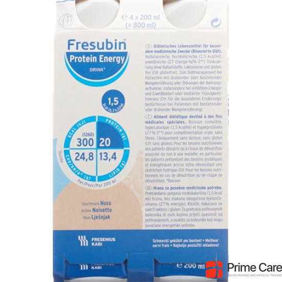 Fresubin Protein Energy Drink Nuss 4x 200ml buy online