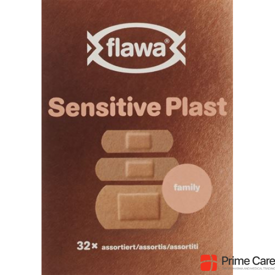 Flawa Sensitive Plast Assortiert 32 Stück buy online