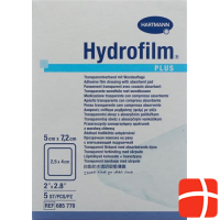 Hydrofilm Plus Wundverband Film 5x7.2cm Steril 50 Stück