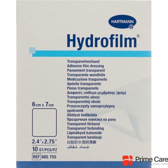 Hydrofilm Wundverband Film 6x7cm Transparent 100 Stück buy online