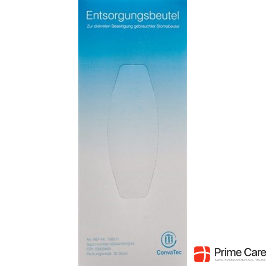 Convatec Entsorgungsbeutel 30x50cm Schwarz 30 Beutel buy online