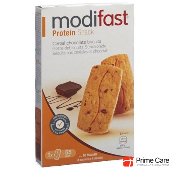 Modifast Proteinplus Getreidebiscuits Schokolade 4x 50g buy online