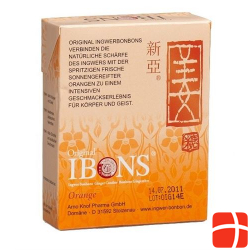 Ibons Ingwer Bonbon Orange Box 60g