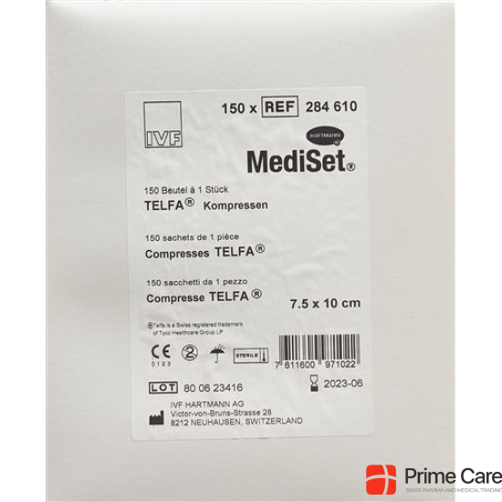 Dermaplast Compress Plus 7.5x10cm Steril 150 Stück buy online