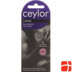 Ceylor Large condoms with reservoir 6 pieces