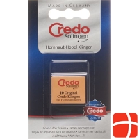Credo Ersatzklingen Hornhauthobel 2x 10 Stück