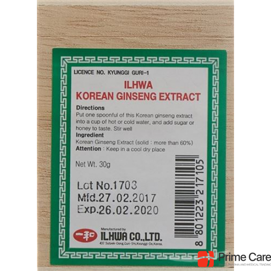 Il Hwa Korean Ginseng Extrakt 300g buy online