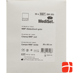 Mediset IVF Nwf Abdecktuch Grün 56x60cm 30 Stück