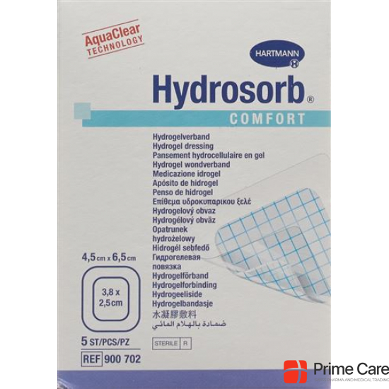 Hydrosorb Comfort Hydrogel 4.5x6.5cm Steril 5 Stück buy online