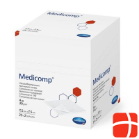 Medicomp Vlieskompressen 10x10cm 4-fach 30g/m2 50x 5 Stück