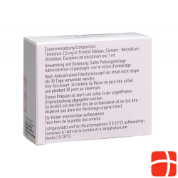 Timoptic Augentropfen 0.25% (neu) Flasche 5ml