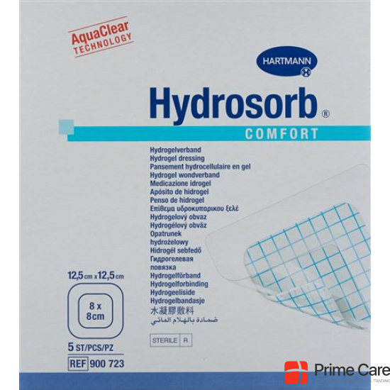 Hydrosorb Comfort Hydrogel 12.5x12.5cm Steril 5 Stück buy online