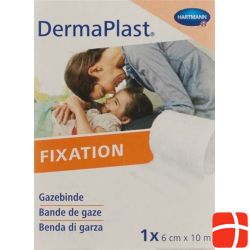 Dermaplast Gauze Bandage Fixed-Edged 10mx6cm