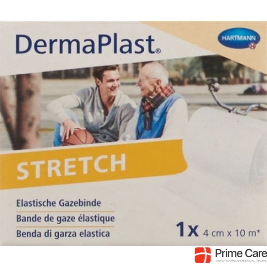 Dermaplast Stretch Gazebinde 4cmx10m Weiss buy online