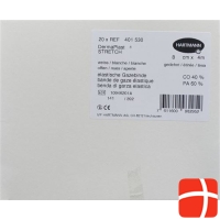 DermaPlast STRETCH elatische gauze bandage 8cmx4m white 20 pcs