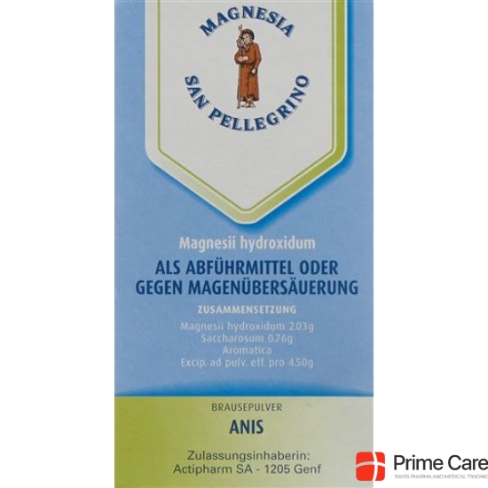 Magnesia S Pellegrin Brause Pulver M Anis 125g buy online