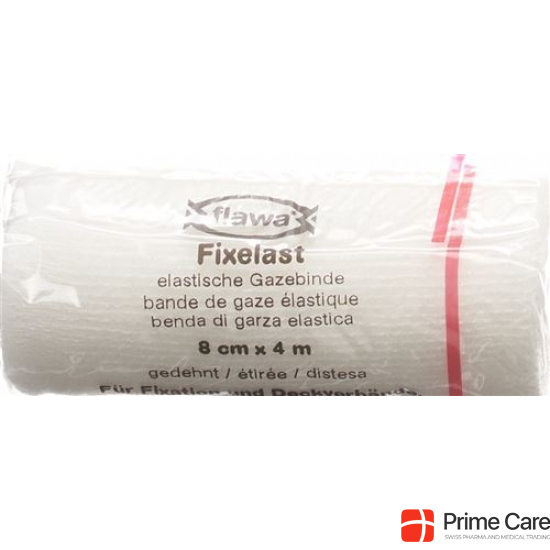 Flawa Fixelast gauze bandage 4mx8cm white Cellux buy online